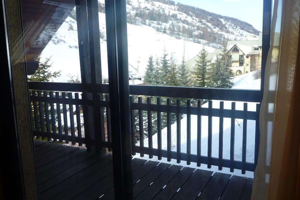 Duplex Avec Belle Terrasse Au Pied Des Pistes Apartment Vars  Exterior foto